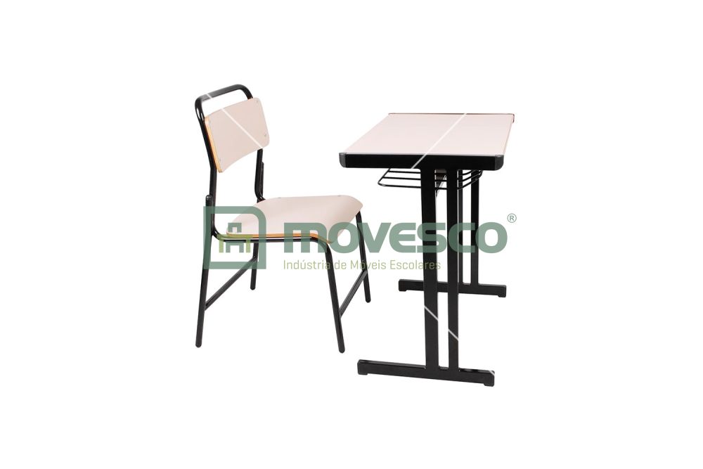 Conjunto Aluno Tamanho 05 - Cadeira MVF-202IN + Mesa MVF-102IN